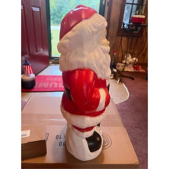 Vintage Grand Venture Santa Claus Blow Mold 18" Christmas Decor Retro Xmas 1999 - Picture 7 of 15